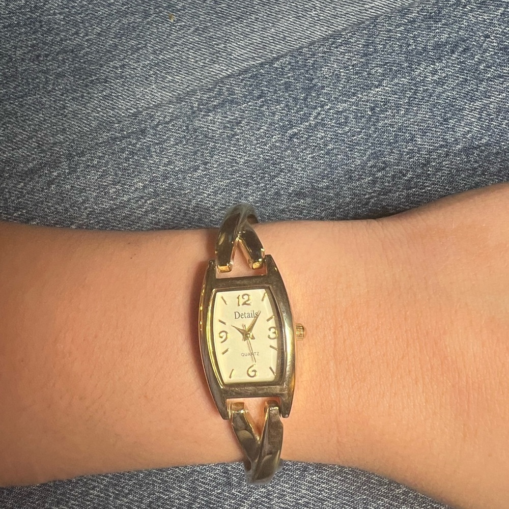 Details Intertwined Gold-Tone Watch - Picture 1 of 13